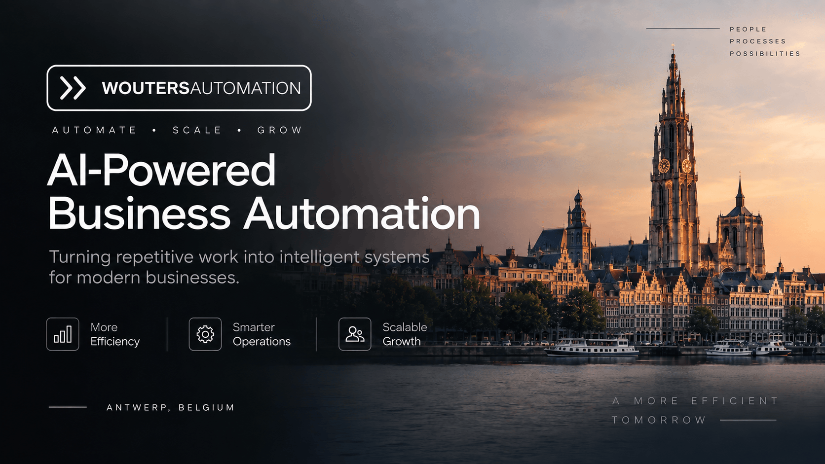 Wouters Automation — AI-powered business automation, Antwerp, Belgium